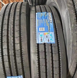 Pneus de camion radiaux sans chambre à air 295/75R22.5 certifiés DOT, compatibles OEM, en caoutchouc naturel, garantie 3 ans pour camions américains, longue durée de vie - Product Image 1