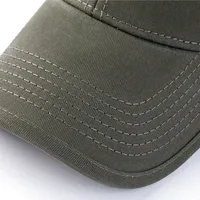Gorra de béisbol de PVC de ala larga con bordado a mano, unisex, para exteriores, informal, para cabeza grande, sombrero para el sol, color sólido, gorra de papá, gorra de camionero