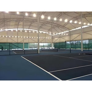 Hiện đại được thiết kế kiến trúc độ bền kéo pvdf màng cấu trúc ngoài trời bóng rổ và sân tennis Roof Shed nơi trú ẩn - Product Image 5