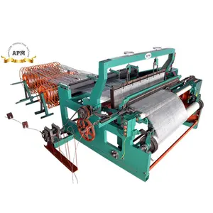 Automatic high speed light crimped wire mesh weaving machine for sieve screen fence net