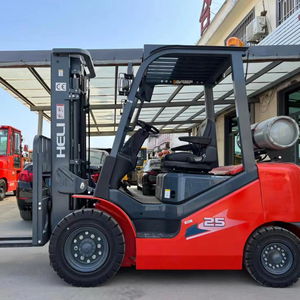 รถยกฮีลิรุ่นดั้งเดิม 2.5 ตัน ใช้แก๊สโพรเพนและน้ำมันเบนซิน ระบบเครื่องยนต์สันดาปภายใน แบบถ่วงน้ำหนัก รถยกขนาดเล็กใช้แก๊ส LPG - Product Image 1