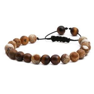 <span class=keywords><strong>Bracelet</strong></span> extensible en pierre naturelle fait main, yoga, méditation, cristal de guérison, <span class=keywords><strong>macramé</strong></span>, bohème, <span class=keywords><strong>bracelet</strong></span> d'amitié - Product Image 3