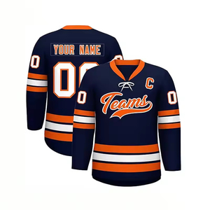 Großhandel Maßgeschneiderte Eishockey-Team-Trikots Hochwertige Sport-Hockey-Bekleidung Atmungsaktive Lacrosse-Uniform Rollhockey-Trikot - Product Image 3