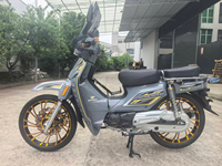 LK50 49cc Moped Underbone 4 Tak Rem Cakram Ganda Velg Alloy 17 Inci Meteran Digital NFC Suspensi Belakang Ganda