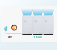 Pompe à chaleur air-eau Hisense 110V/220V pour hôtel/villa/école, technologie EVI (-25°C), adaptation haute altitude, chauffage ultra-basse température