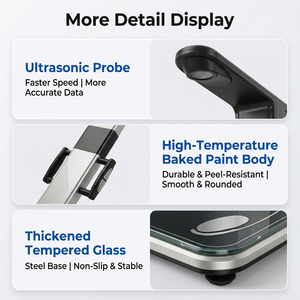 Báscula Ultrasónica Digital Inteligente para Medir Altura y Peso, con Cálculo de IMC, para Uso Escolar, Gimnasios y Público - Product Image 2