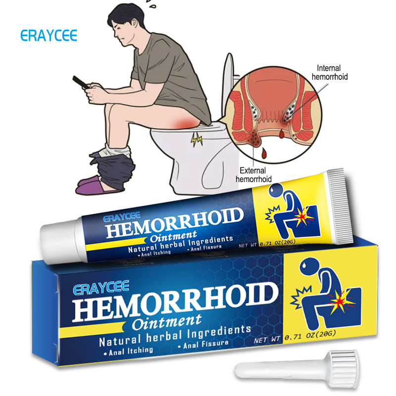 Anti Hemorrhoid Soothing Cream, Natural Herbal Ointment for Alleviating Piles Swelling, Itching and Anal Daily Care