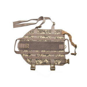 Arnés de entrenador táctico de nailon con estampado de camuflaje OEM de WEAVER, arnés de entrenamiento para perros de caza, arnés y chaleco táctico para perros - Product Image 4