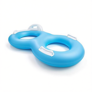 Materasso gonfiabile Intex Double Eight 117x198 cm con portabevande e maniglie per adulti - Product Image 1