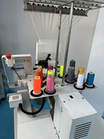 Nouvelle machine à broder informatisée PUFA à tête unique pour vêtements/casquettes, moteur servo Dahao 1000-1200 tr/min, crochet rotatif japonais breveté