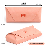 Etui à lunettes portable avec chiffon de nettoyage Changement de couleur Style Pu Ins Lunettes de soleil anti-pression et porte-lunettes