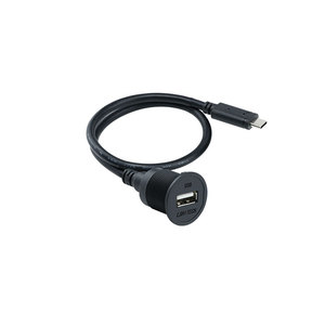 Connecteur femelle USB 2.0 <span class=keywords><strong>M22</strong></span> avec câble d'extension, contacts en cuivre, boîtier en nylon - Product Image 6