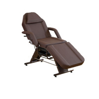 Luxueux PU noir blanc réglable jambe beauté chaise de Massage pliable tatouage barbier lit chaise thérapie faciale cils pas cher