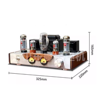 M-122 MONA tüp amplifikatör HIFI EL34 tek uç sınıf a yüksek sadakat BT vakumlu tüp tüp amplifikatör 8W + 8W el/ 8ohm