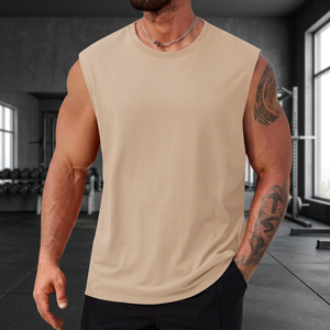 King Mcgreen Star Breathable Knitted Casual Tank Tops Men <b>Fishnet</b> Shiny Muscle Top See Vest Sleeveless Party Nightclub Garment - Product Image 2