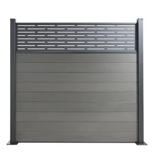 New Style Easily Assembled Privacy WPC Screen Fence Panels Garden Fencing, Trellis & Gates plating fence