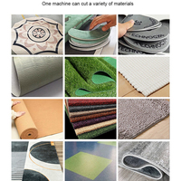 Machine de découpe automatique de tapis CNC à commande PLC, moteur haute puissance pour gazon artificiel/tapis en fibres, tapis de sol en PP - Haute vitesse