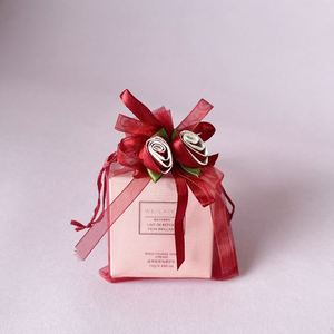 Sacs cadeaux personnalisés en organza rose 10x15cm pour mariage, bijoux, boucles d'oreilles, parfums, pour la fête des mères, Noël - Product Image 6