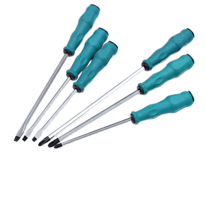 Jeu <span class=keywords><strong>de</strong></span> tournevis magnétiques Phillips et plats en acier CR-V avec embout <span class=keywords><strong>de</strong></span> frappe, qualité industrielle, outil <span class=keywords><strong>de</strong></span> réparation, vente en gros OEM - Product Image 1
