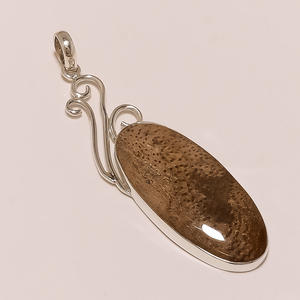 Colgante de piedras preciosas de Plata de Ley 925, cianita azul natural, cianita verde, colgante de plata de piedras preciosas de Larimar, joyería fina hecha a mano - Product Image 3