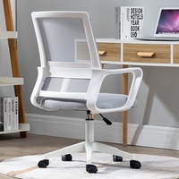 Silla de Oficina para Computadora, Silla Giratoria Elevable para Dormitorio de Estudiantes, Silla de Estudio y Conferencia, Silla Ergonómica para E-Sports, Hogar, Oficina y Hotel