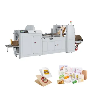 High Speed LMD-400 Full automatic v-bottom bread food kraft paper bag making machines