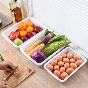 Boîte de rangement <span class=keywords><strong>rectangulaire</strong></span> épaisse sans couvercle GREENSIDE en PP de qualité alimentaire pour plats épicés, idéale pour les garderies et supermarchés - Style japonais - Product Image 1