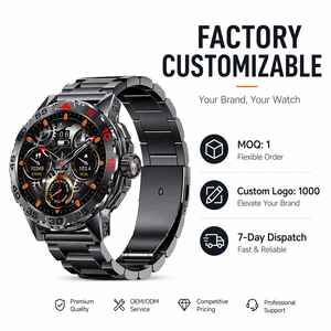 <span class=keywords><strong>Reloj</strong></span> <span class=keywords><strong>Inteligente</strong></span> Negro I122 para <span class=keywords><strong>Hombre</strong></span>, Correa de Silicona, Sistema Multi-idioma, Carátulas Personalizables, Venta al por Mayor de Fábrica con Logotipo Personalizado - Product Image 1