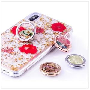 Support de téléphone en résine époxy Aikusu, support de téléphone et béquille, anneau doré, coque de téléphone portable pour iPhone 13 Pro Max - Product Image 3