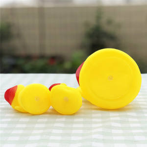 पदोन्नति 3pcs बच्चे बाथटब खिलौने फ्लोट लेटेक्स रबर पशु बच्चों के लिए सेट सिलिकॉन डाइविंग स्नान बतख - Product Image 5