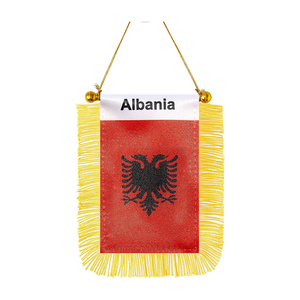 Bandiera della Repubblica d'Albania di Alta Qualità e Prezzo Conveniente, 100% Poliestere Stampato, 3x5 Piedi, Nuova - Product Image 2