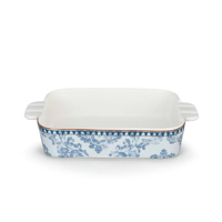 Ensemble de vaisselle en céramique bleue de haute qualité, adapté aux familles ou aux restaurants, comprenant des bols à salade ronds, des assiettes, des tasses, des théières