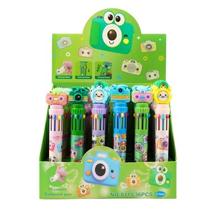 O&Q Nuova Collezione di Penne a Sfera Promozionali alla Moda, Design Kawaii a Forma di Fotocamera, 0.5mm, 10 Colori, Inchiostro Gel per Ufficio - Product Image 4