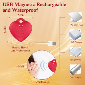Fernbedienung Red Heart Halskette mit mehreren Funktionen Mastur batoren Genre Worldwide Großer Markt für Neuheiten Produkte für Erwachsene - Product Image 3