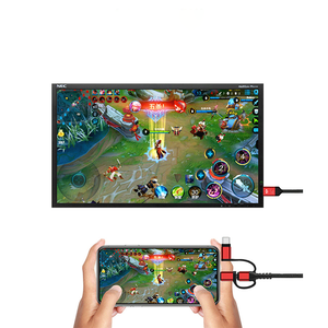 <span class=keywords><strong>Cable</strong></span> Adaptador 3 en 1 de Moda con Revestimiento de PVC, <span class=keywords><strong>Micro</strong></span> <span class=keywords><strong>USB</strong></span> Tipo C <span class=keywords><strong>a</strong></span> <span class=keywords><strong>USB</strong></span> <span class=keywords><strong>para</strong></span> Conectar el Teléfono <span class=keywords><strong>a</strong></span> <span class=keywords><strong>TV</strong></span>/Proyector/Monitor 1080P - Product Image 4