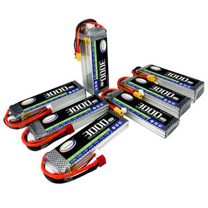 싼 2S 3S 4S 5S 6S <span class=keywords><strong>lipo</strong></span> 배터리 7.4V 11.1V 14.8V 18.5V 22.2V 2600mah 3000mah Deans T XT60 플러그 <span class=keywords><strong>RC</strong></span> 자동차 드론 보트 - Product Image 3