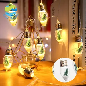 Ooit Bright 4.4ft 10 Led Bal C9 Met Boom Lamp Kerst String Groothandel Nieuwjaar Vrolijk Venster C9 Led Kerst lichten