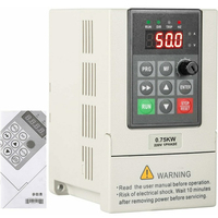 Plc Variable Frequency Drive 0.75kw 220v, Vfd. in Single Phase Out Triphase for Industrial Use