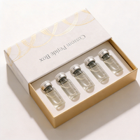Boîtes rigides personnalisées avec estampage à chaud pour coffret cadeau de collagène et peptides haut de gamme, impression quadricolore, fermeture magnétique
