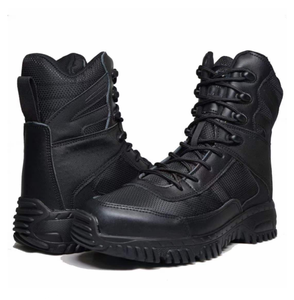 Botas de Entrenamiento TSB204 Negras Personalizadas, Ligeras y Transpirables con Parte Superior de Gamuza para Campismo, Caza y Combate al Aire Libre - Product Image 4