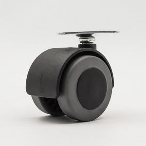 Großhandel 1,5 Zoll <span class=keywords><strong>40mm</strong></span> PU <span class=keywords><strong>Nylon</strong></span> drehbare Möbel rollen mit Bremse für Krankenhaus Schule Badezimmer Lager anwendungen - Product Image 2
