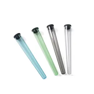Custom 110mm 115mm 7g King Size Plastic Packaging Cone Plastic Tube With Air Tight Cap