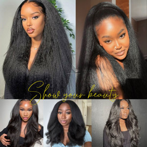 优质纬编发束，纯色发束，一包多用，适合女性，卷直发，4 件装 - Product Image 6