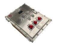 Boîtier de contrôle pour zones dangereuses, boîtier de distribution électrique SS316L Ex d IP66 220V 25A avec presse-étoupes pour projets industriels