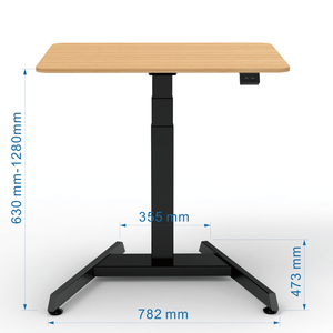 Mesa eléctrica ajustable, mueble <span class=keywords><strong>factor</strong></span>, una pierna, para oficina - Product Image 6