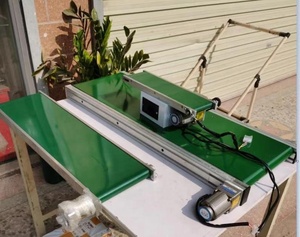 Mürekkep püskürtmeli yazıcı için 1.5m uzun standart ayarlanabilir hız <span class=keywords><strong>Mini</strong></span> bant konveyör - Product Image 4