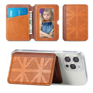 Cartera de Cuero de Doble Capa con Bloqueo RFID para Teléfono Celular, Personalizable con Adhesivos, para Mujeres - Product Image 4