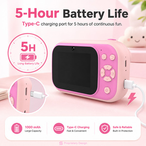 Nueva Cámara Digital Instantánea con Pantalla de 3.5 Pulgadas para Niños, Impresión de Selfies, Lente Dual, Grabadora de Video HD 1080P, Juguetes para Niños - Product Image 6