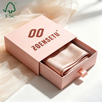 Boîte cadeau en carton haut de gamme, design personnalisé, emballage rigide en papier, boîte pour foulards en soie, sous-vêtements, chaussettes, emballage de produits de luxe