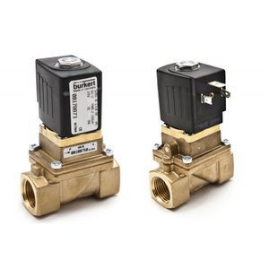 Válvula de pistón servoasistida Burekert Tipo 6407 de 2/2 vías, adecuada para gas y solenoide - Product Image 4